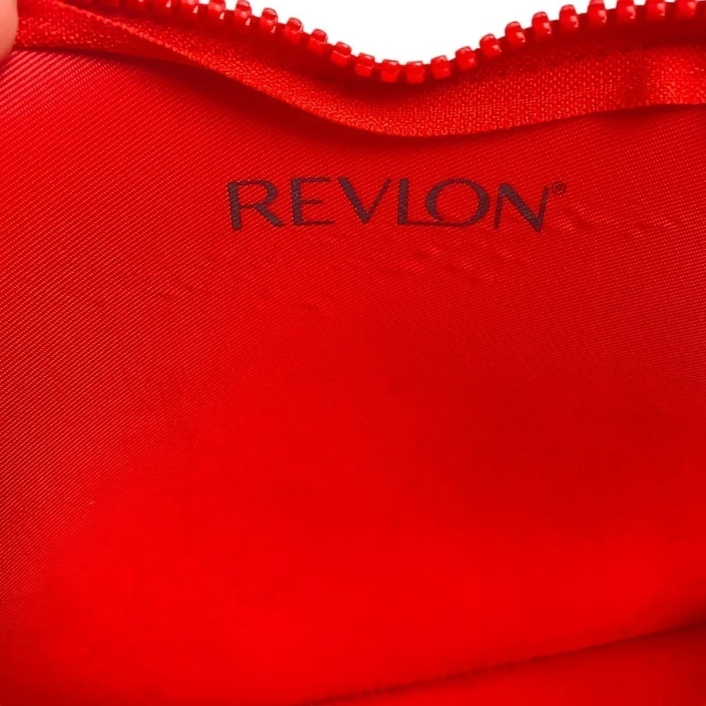 REVLON Red Lips Vampire teeth Sexy Mouth Pouch Clutch Halloween